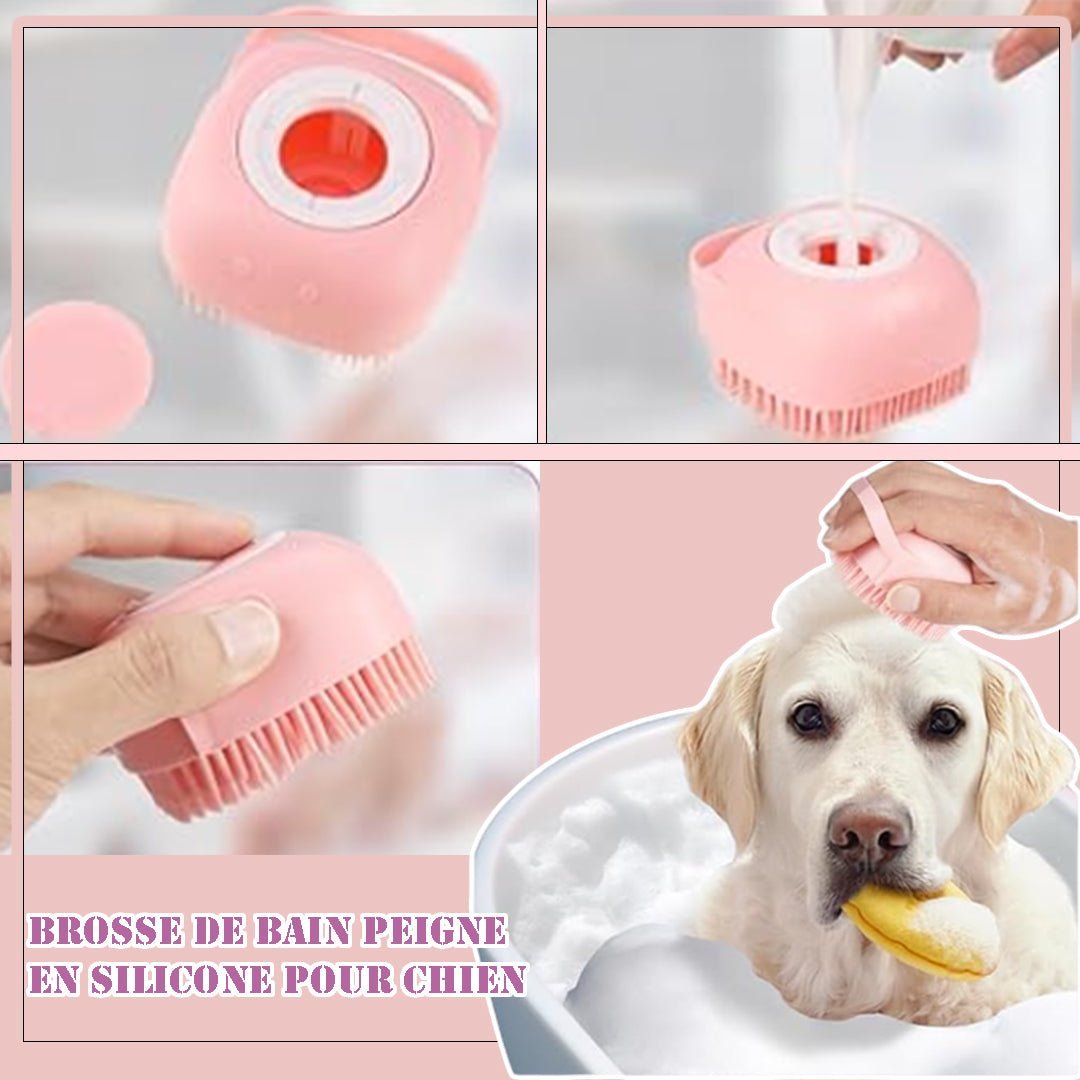 Brosse pour chien | Toutoupropre™ - Lot de 2 - Je Promène Mon Chien