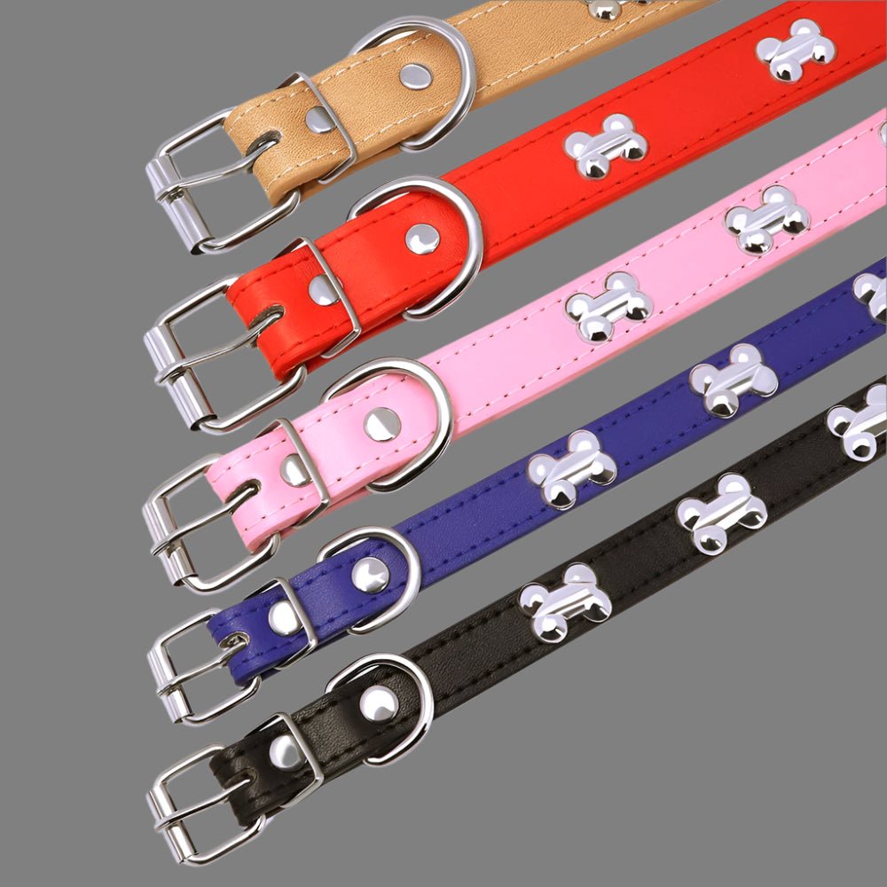 Collier chien cuir | Yakucol™ - Je Promène Mon Chien