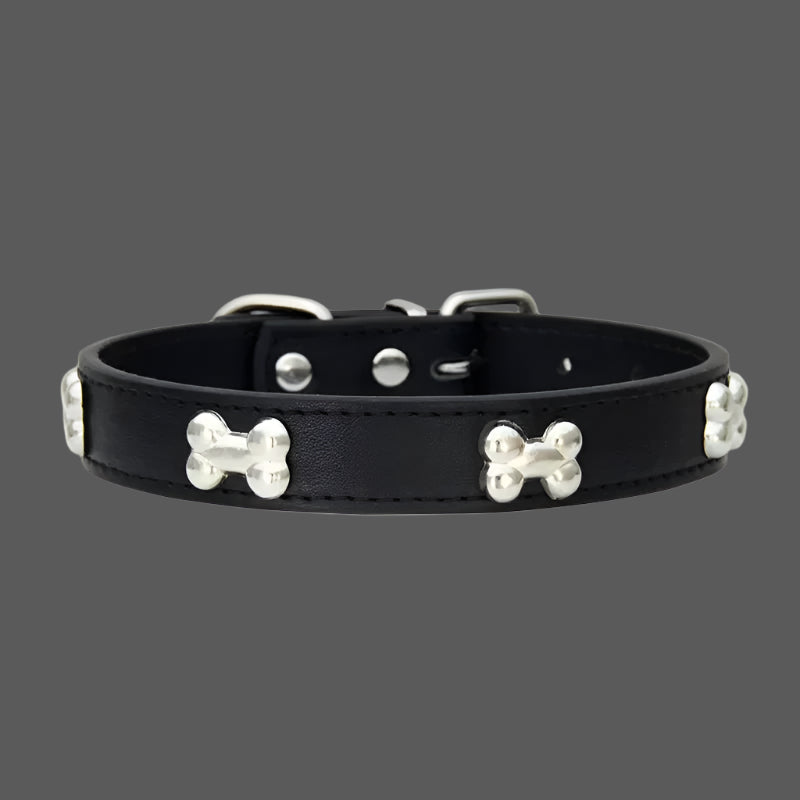 Collier chien cuir | Yakucol™ - Je Promène Mon Chien