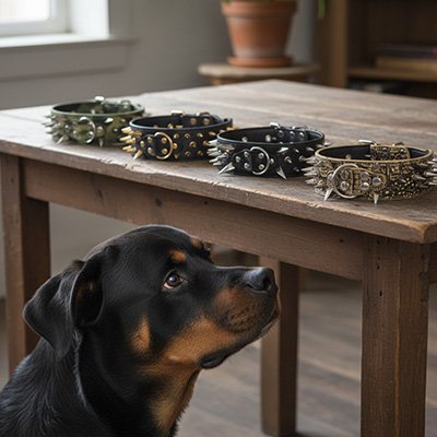 Collier chien maison