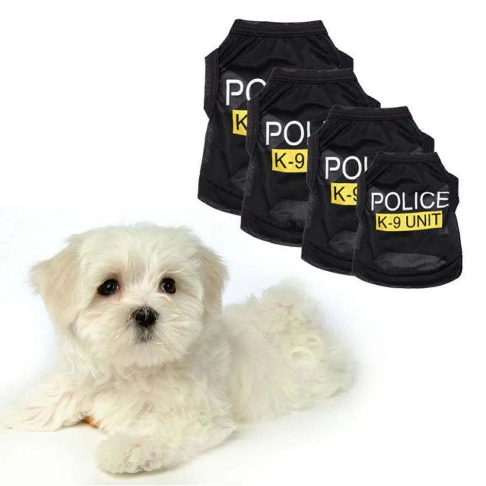 Deguisement chien | Veste Police 2024 spéciale petit chien - Je Promène Mon Chien