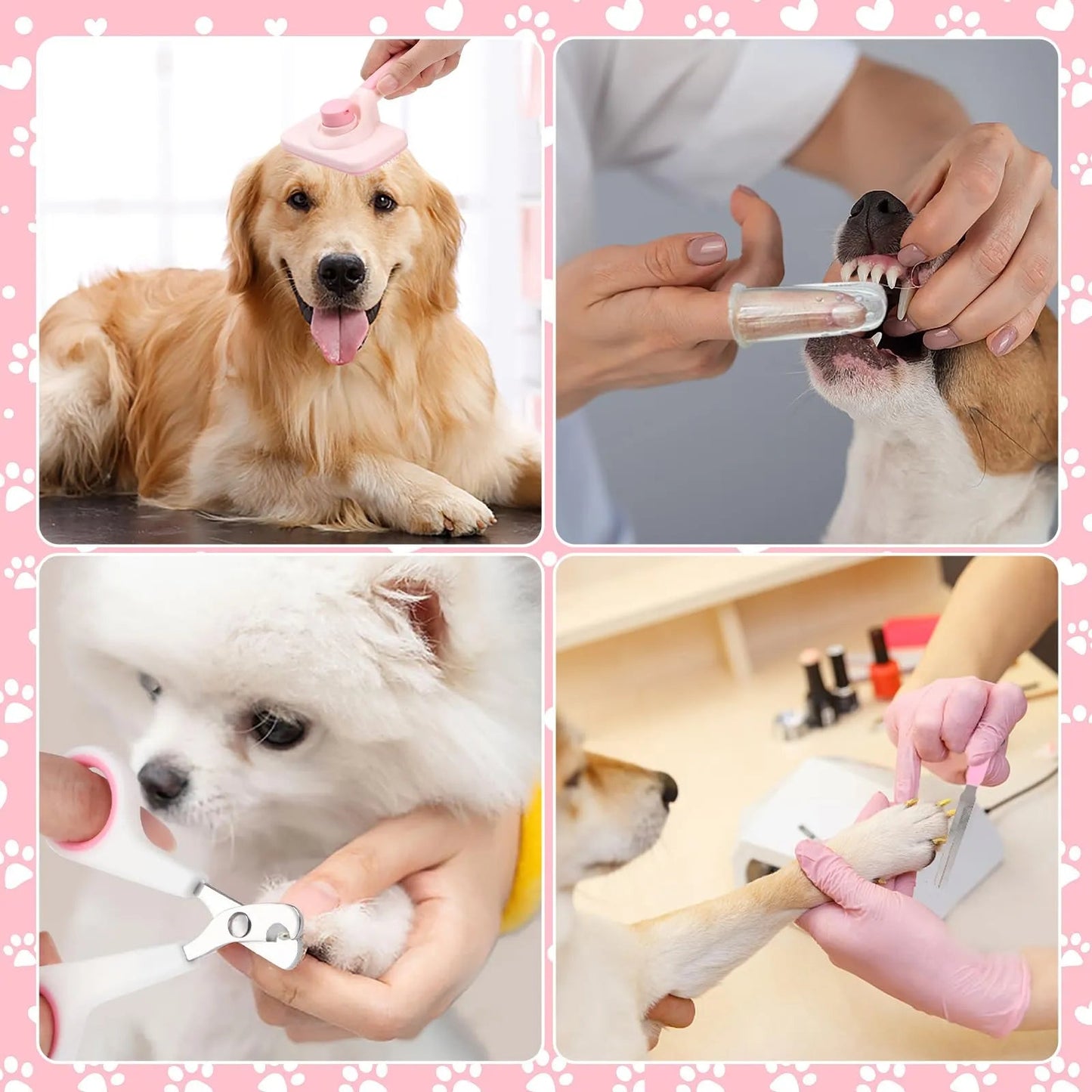 Ensemble de toilettage - 8 pièces - Je Promène Mon Chien