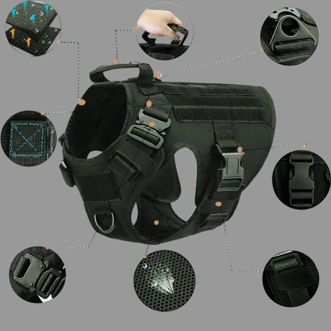Harnais chien - Militpack™ - caractéristiques
