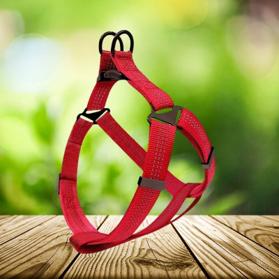 harnais chien standard rouge image variante