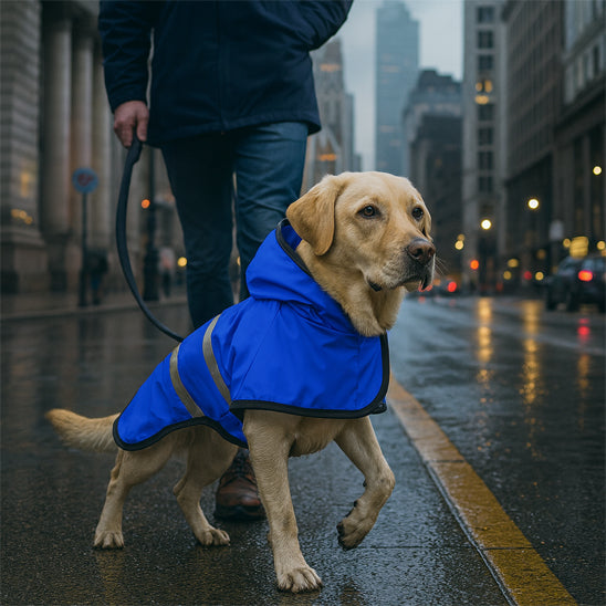 Manteau pour chien | Imperméable Premium Bleu