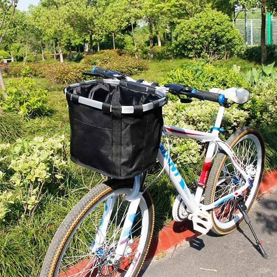 PANIER VELO | BAGBIKE™ NOIR - Je Promène Mon Chien