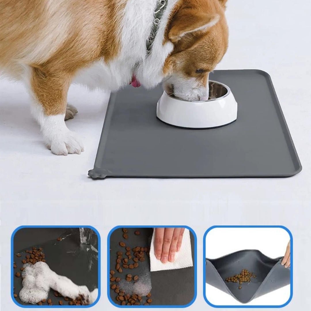 Tapis gamelle chien | Waposet™ - Je Promène Mon Chien