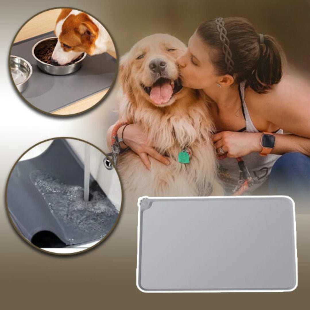 Tapis gamelle chien | Waposet™ - Je Promène Mon Chien