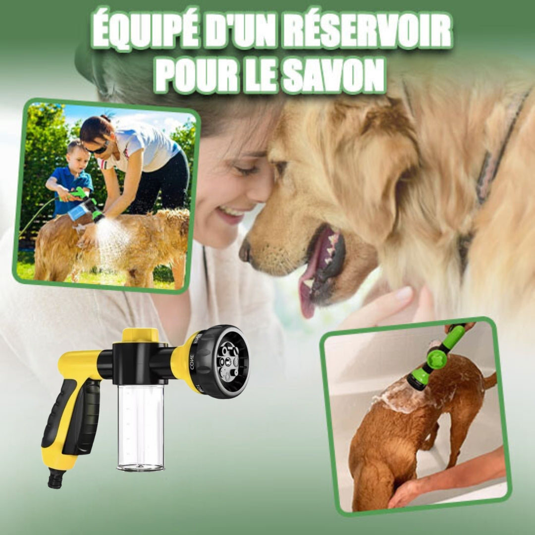 Pistolet de douche avec doseur | Pixielux™ - Je Promène Mon Chien