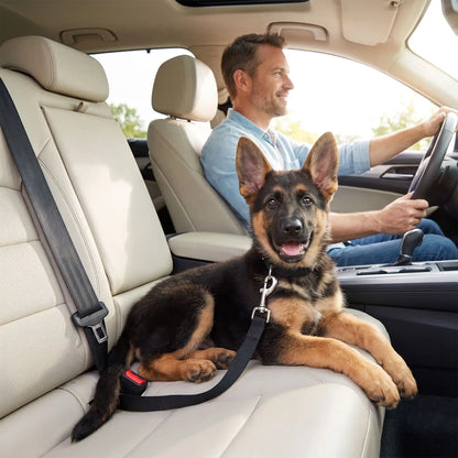 Laisse chien pour siège avant