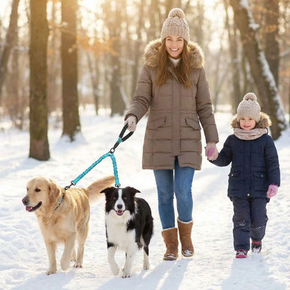 Laisse double pour chien | Robuste & Secure