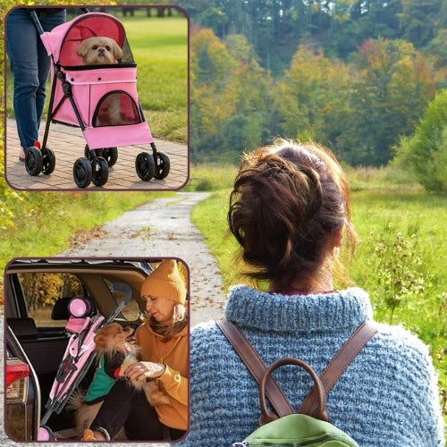 Dogtrolley™ Rose | Poussette pour chien