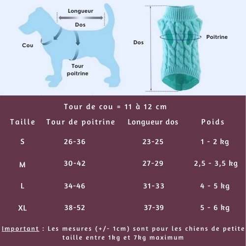 Pull pour chien | Ochaud™ - Je Promène Mon Chien