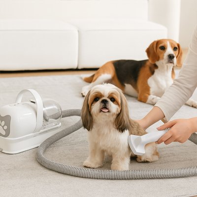 Aspirateur poil de chien toilettage