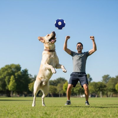 Ballon increvable pour chien