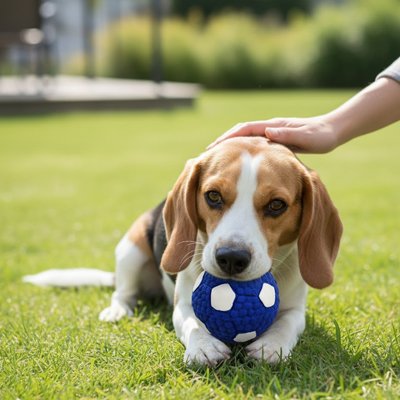 Ballon increvable pour chien