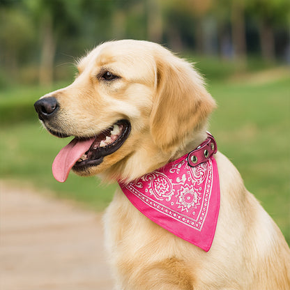 Bandana chien rose