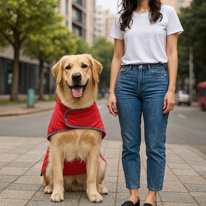 ciré pour chien rouge