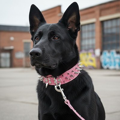 Collier chien cour