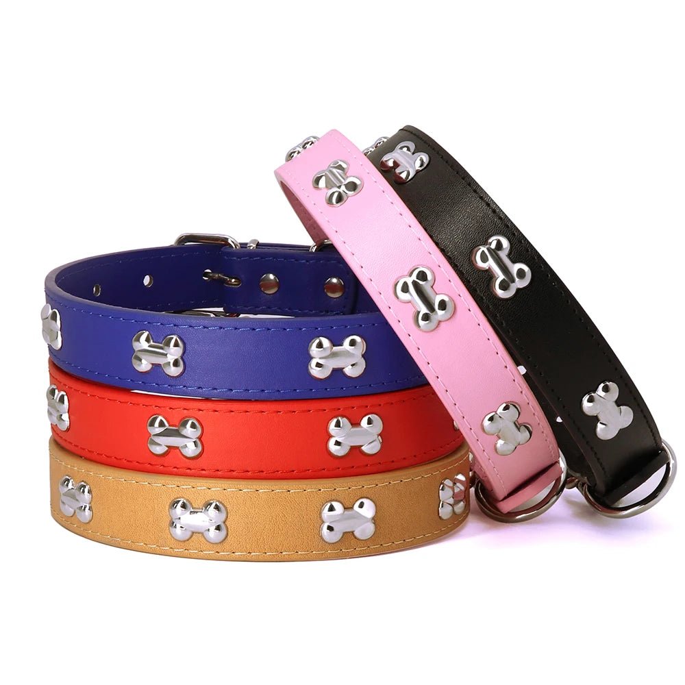 Collier chien cuir | Yakucol™ - Je Promène Mon Chien