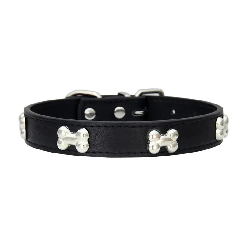 Collier chien cuir | Yakucol™ - Je Promène Mon Chien