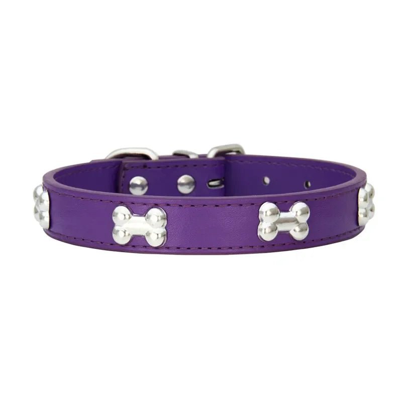 Collier chien cuir | Yakucol™ - Je Promène Mon Chien