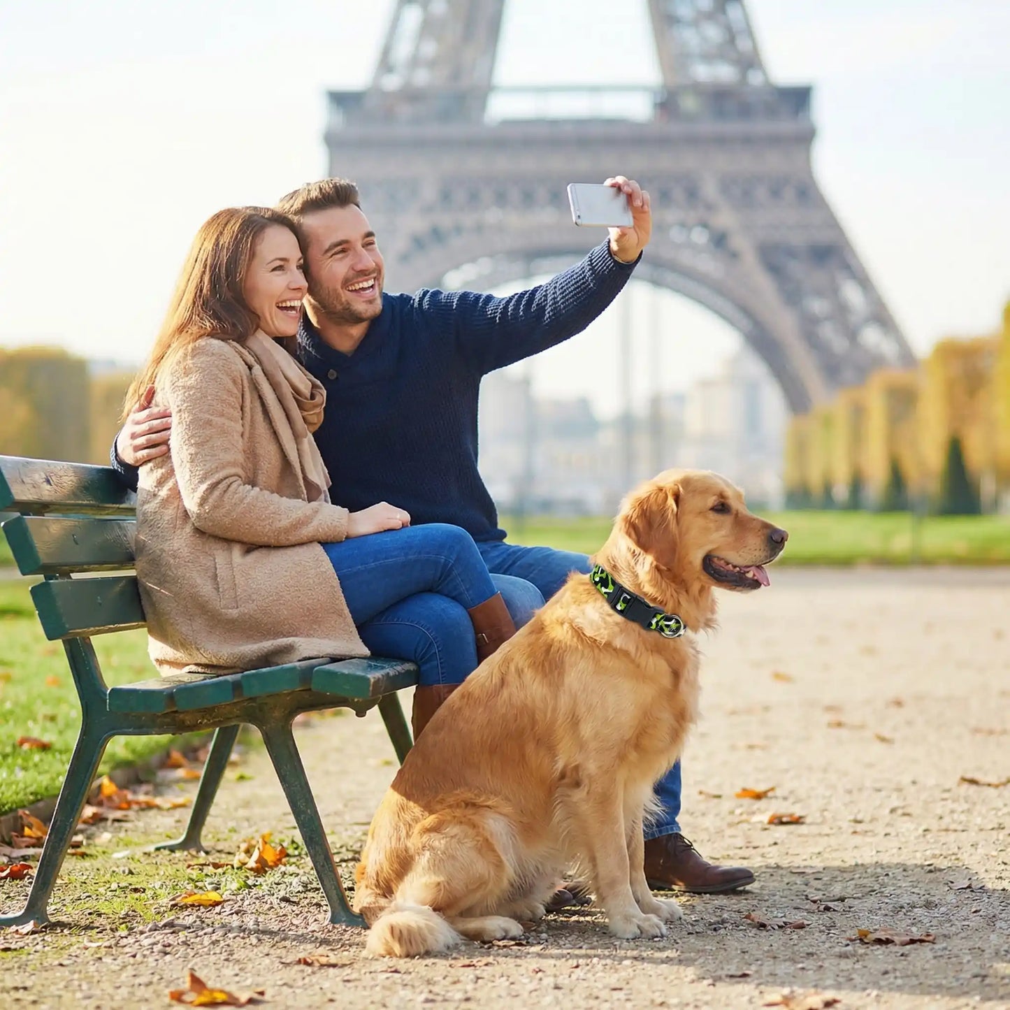 Collier chien | Romanticol™ - romantisme et aventures