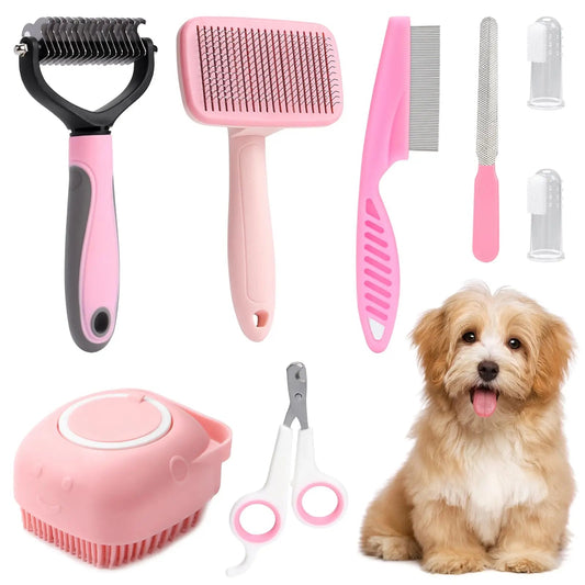 Ensemble de toilettage - 8 pièces - Je Promène Mon Chien