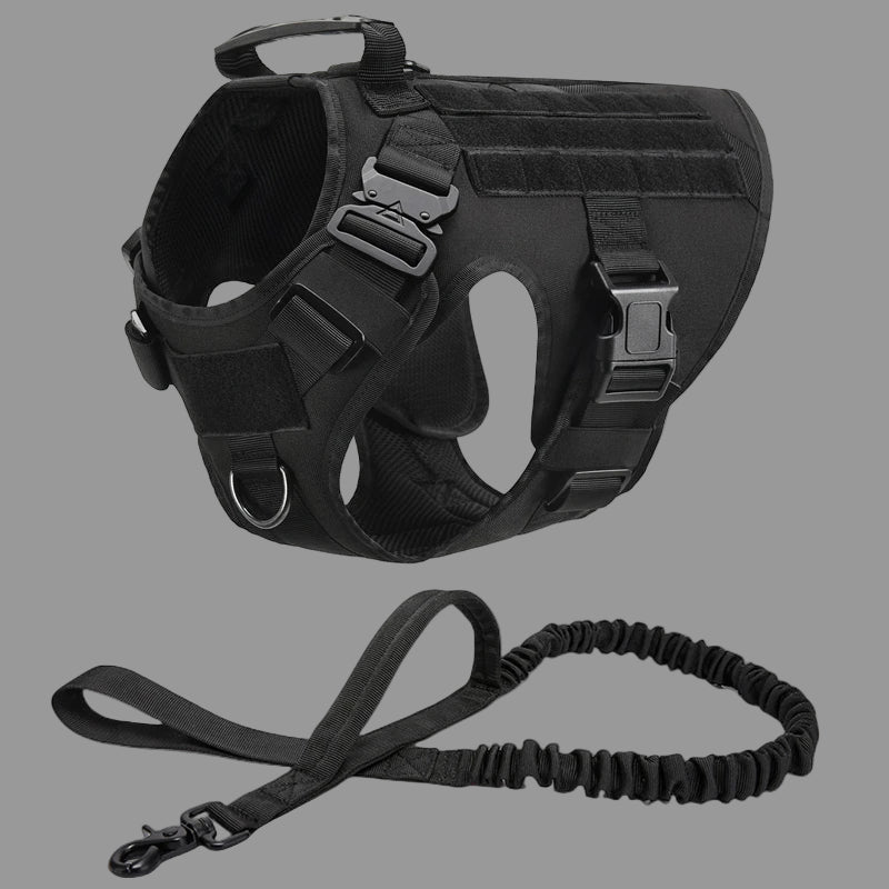 harnais chien Millitpack - Lot de 2 pièces Noir