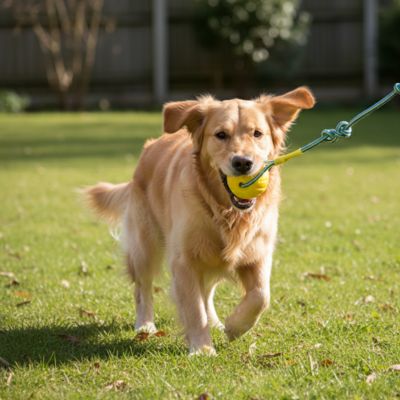 Jouet Indestructible pour Chien | Balle-corde ultra-résistante
