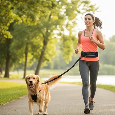 Laisse canicross jogging