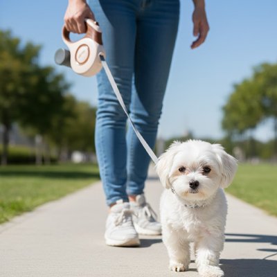 Laisse enrouleur chien promenade