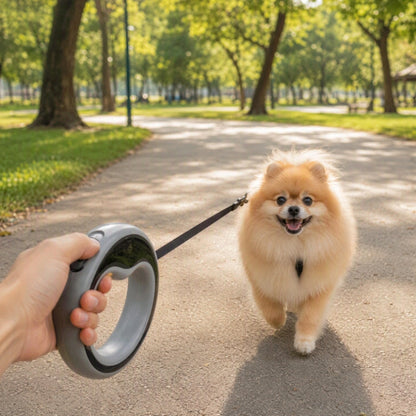 Laisse enrouleur pour chien | AntiEmmêlement™