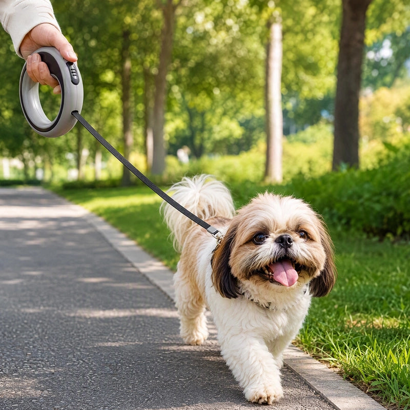 Laisse enrouleur pour chien | AntiEmmêlement™