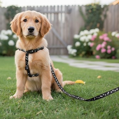 Laisse pour Chien au jardin