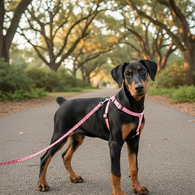 Laisse pour Chien en forêt