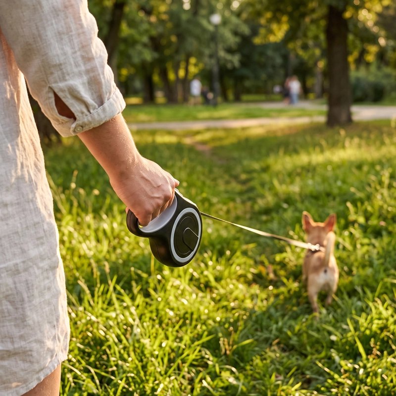 Laisse pour chien enrouleur promenade au parc