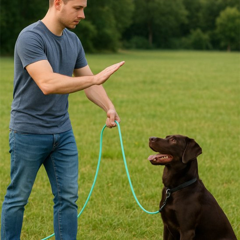 Longe chien pour l'éducation canine