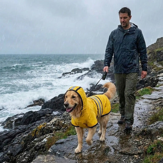 Manteau pour chien | Imperméable Premium Jaune