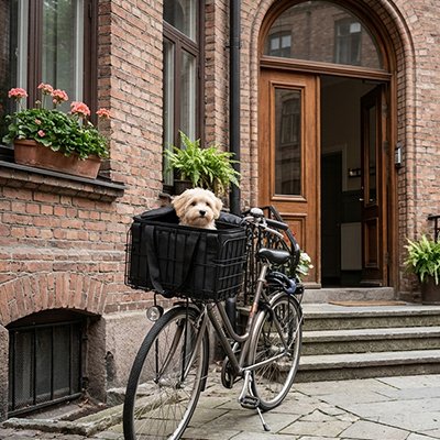 Panier pour vélo chien