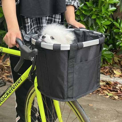 PANIER VELO | BAGBIKE™ NOIR - Je Promène Mon Chien