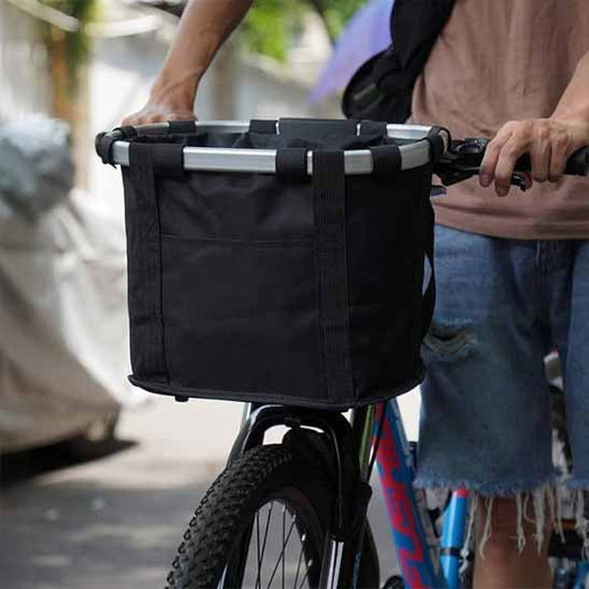 PANIER VELO | BAGBIKE™ NOIR - Je Promène Mon Chien