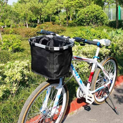 panier velo bagbike noir parc