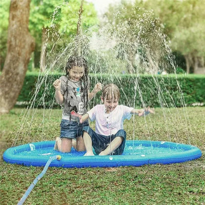 Piscine pour chien Coolpet enfants assis heureux