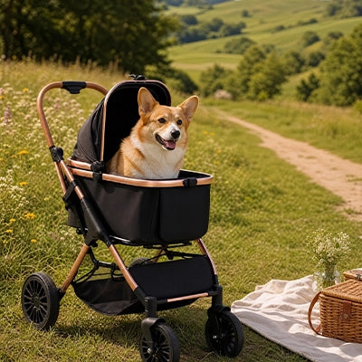 Poussette pour chien | Robuste