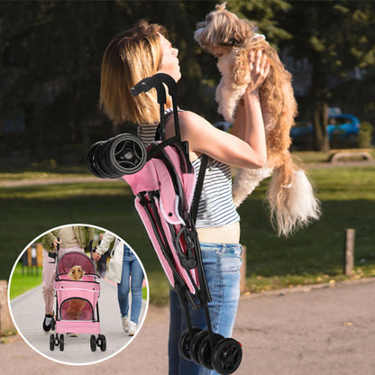 Dogtrolley™ Rose | Poussette pour chien