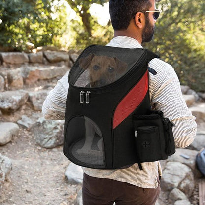 Sac à dos pour chien noir
