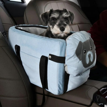 sac de transport pour chien bleu