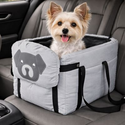 sac de transport pour chien heureux en voiture