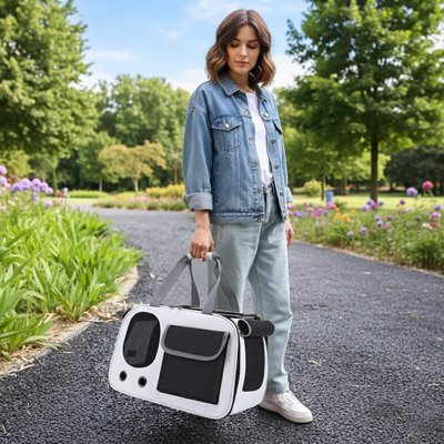 Sac de transport pour chien noir